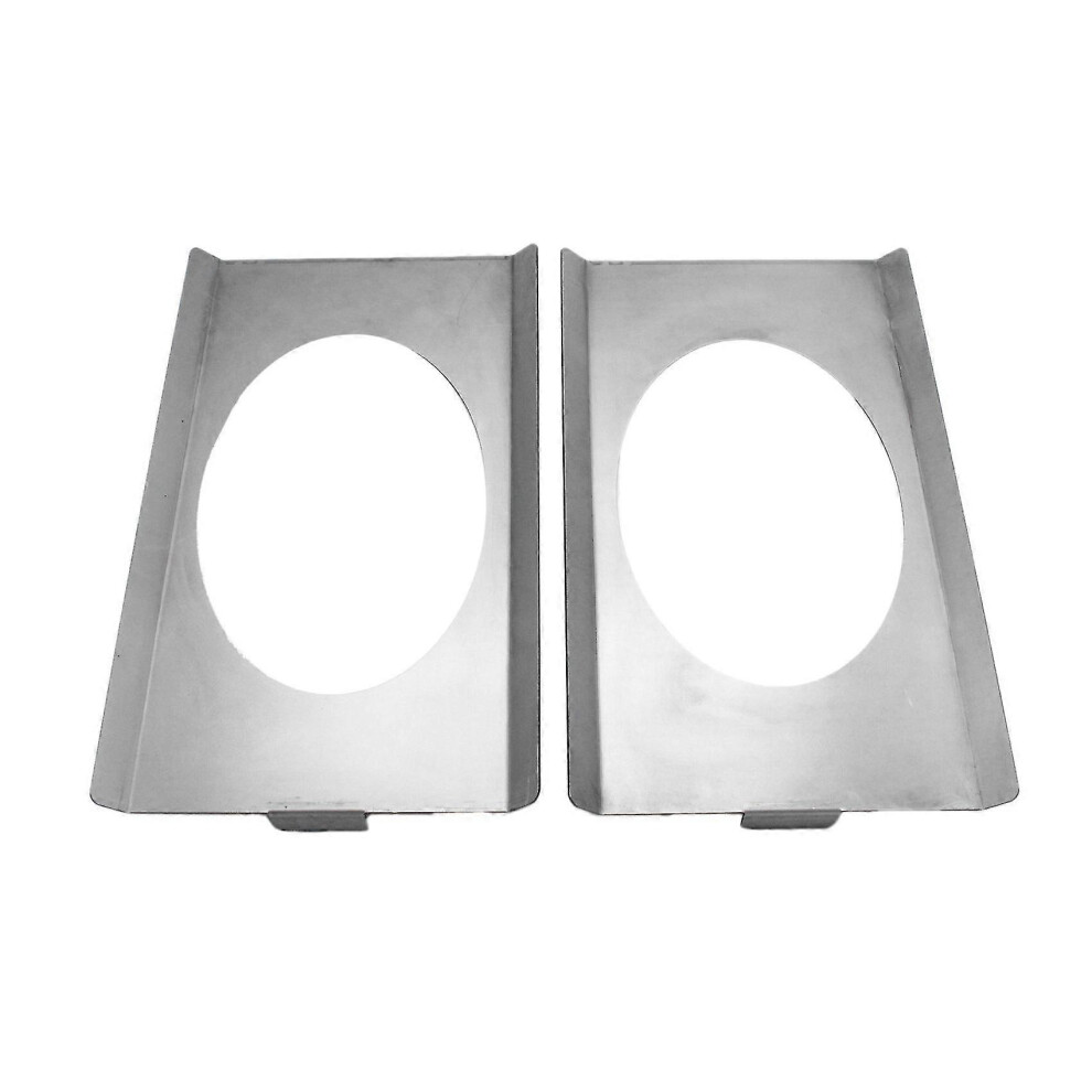 Kikidex (As Show, One Size) Car Behind Seat Cab Corner 6Inch X 9Inch Horn Adapters Brackets Speaker Mount Plates For C10 1973-1
