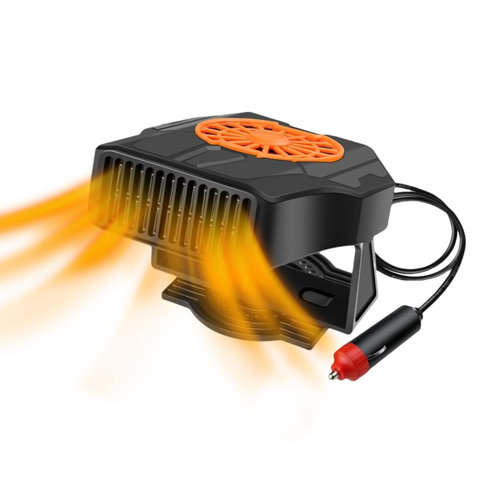 12V Car Heater Defroster Defogger, 360-Degree Rotating Quick-Heating Window Defogger For Cars, Trucks Rvs Boats Dc 24V 9339159942017