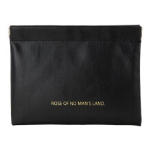 Trousse de maquillage à fermeture-grand classique noir