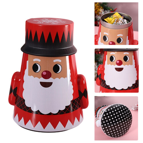 Boîtes à biscuits de Noël avec couvercle Boîtes à-Père Noël 2 2