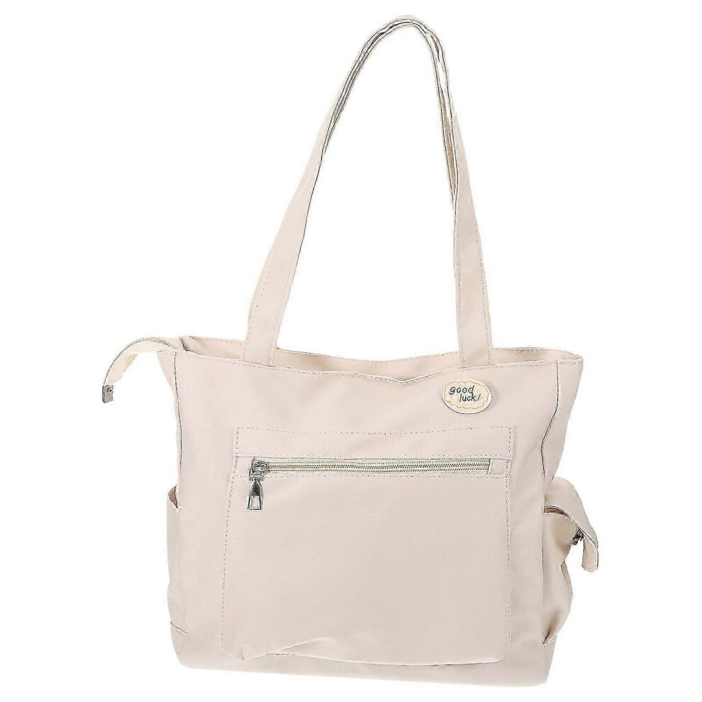 Canvas Tote Bag for Women, Large Shopping Bag, Reusable Shoulder Bag, Portable Grocery Bag