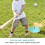 Kids Baseball Pitching Machine 3 Balls Blue Step On Type Telescopic Bat 11