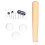 Kids Baseball Pitching Machine 3 Balls Blue Step On Type Telescopic Bat 4