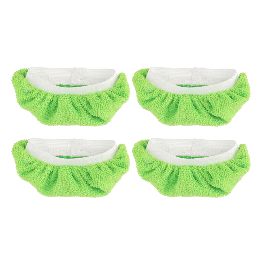 4Pcs Washable Steams Mop Pads for Handheld Steams Cleaner-Green-image-OPC-PMP9GHT-NEW