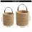 Decorative Hanging Rope Baskets With Leather Handle For-S 4
