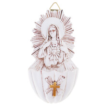 Holy Water Font Decorative Key Box Sacred Resins Figurine Wall