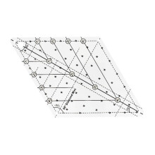 60 Degree Quilting Template Sewing Ruler Sewing Ruler for-L