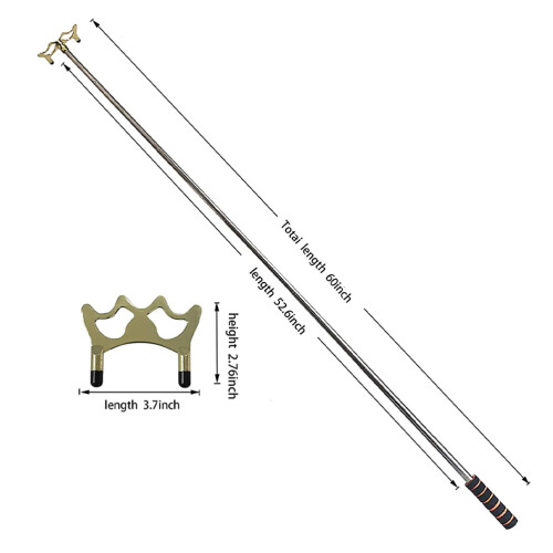 Teleskopierbare Spielhilfe Snooker Bridge Wiederverwendbarer Queuehalter 1