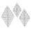 60 Degree Quilting Template Sewing Ruler Sewing Ruler for-L 7