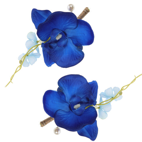 2 Unidades Boutonnière De Artificiais Para