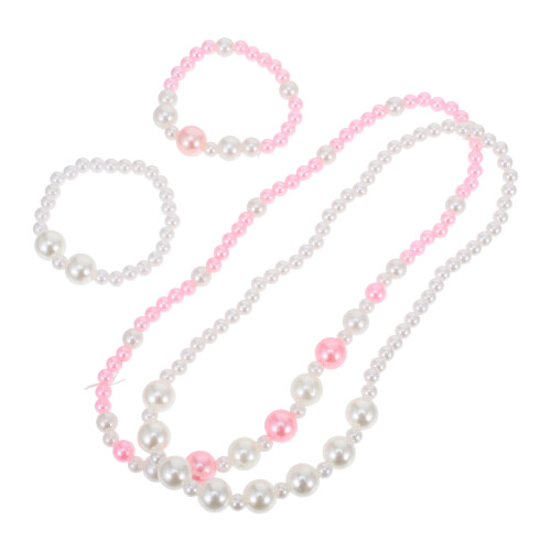 Conjunto De De Falsas Para Crianças Com Colar E Pulseira 2