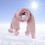Lenço De Tricô Para Bebê (Rosa) 11