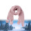Lenço De Tricô Para Bebê (Rosa) 9