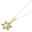 Colar Com Pingente Hexagonal 10