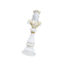 Statues d'échecs en résine, Figurine-Reine blanche