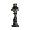 Statue d'échecs classique reine/roi/cheval, Sculpture-Roi noir 1