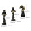 Statues d'échecs en résine, Figurine-Reine blanche 4