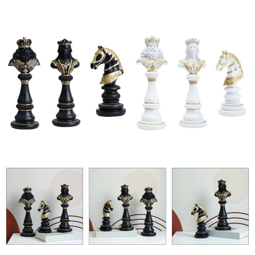 Statues d'échecs en résine, Figurine-Reine blanche 2
