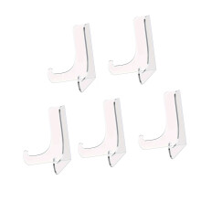 Support en acrylique Transparent, 5 pièces, pour présenter des-L