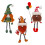 Gnomes Kits de démarrage de feutrage à l'aiguille Kits de 1