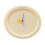 Unique Creamy Color Quiet Movement Wall Table Clock for-Cream 1