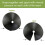 Plastic Squirrel Baffle Bird Feeder Poles Stopper-14 inches 6