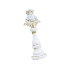 Hars Schaakbeeld Koningin/Koning/Paardornament-Witte koning