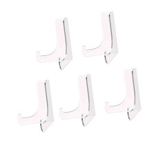 Pack of 5 Clear Acrylic Easel Stands for Elegant Display of-S