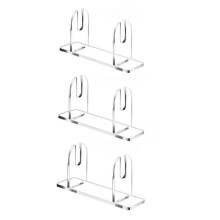 2/3Pcs Elegant Folding Fan Holder Stand Clear-Three packages