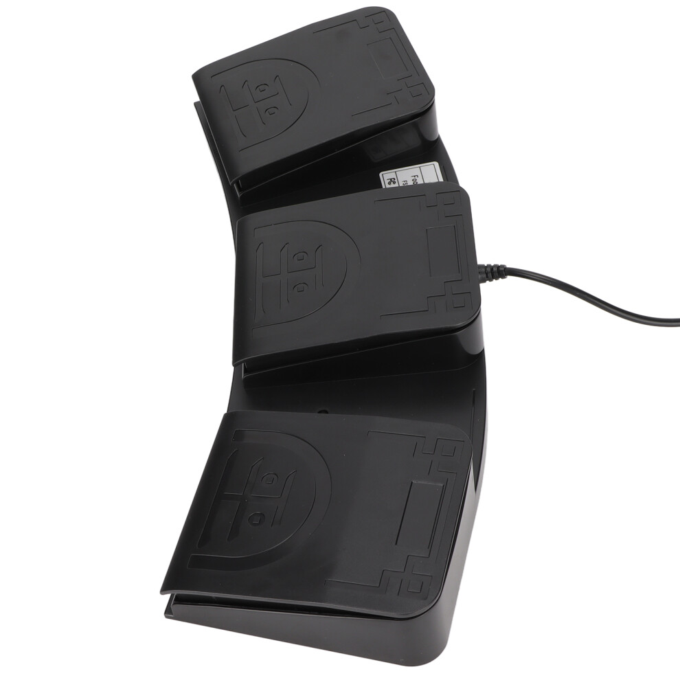 Usb Foot Pedal Triple Keys Midi Controller Wireless Programmable Computer Keyboard 7671357396325