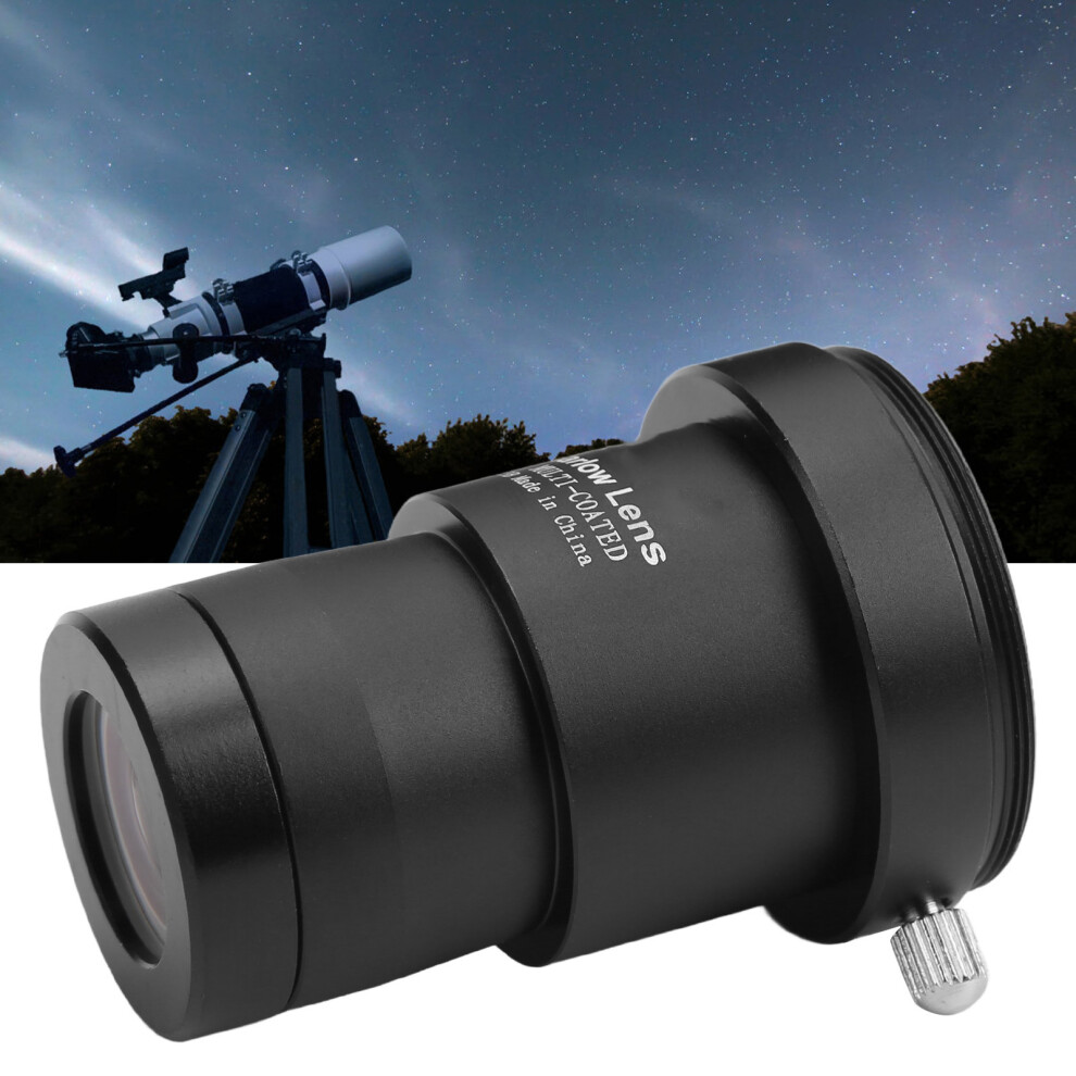 Boost Your Telescope: 5X Film Barlow Lens 1.25In With T2 Mount Green 4911357396509