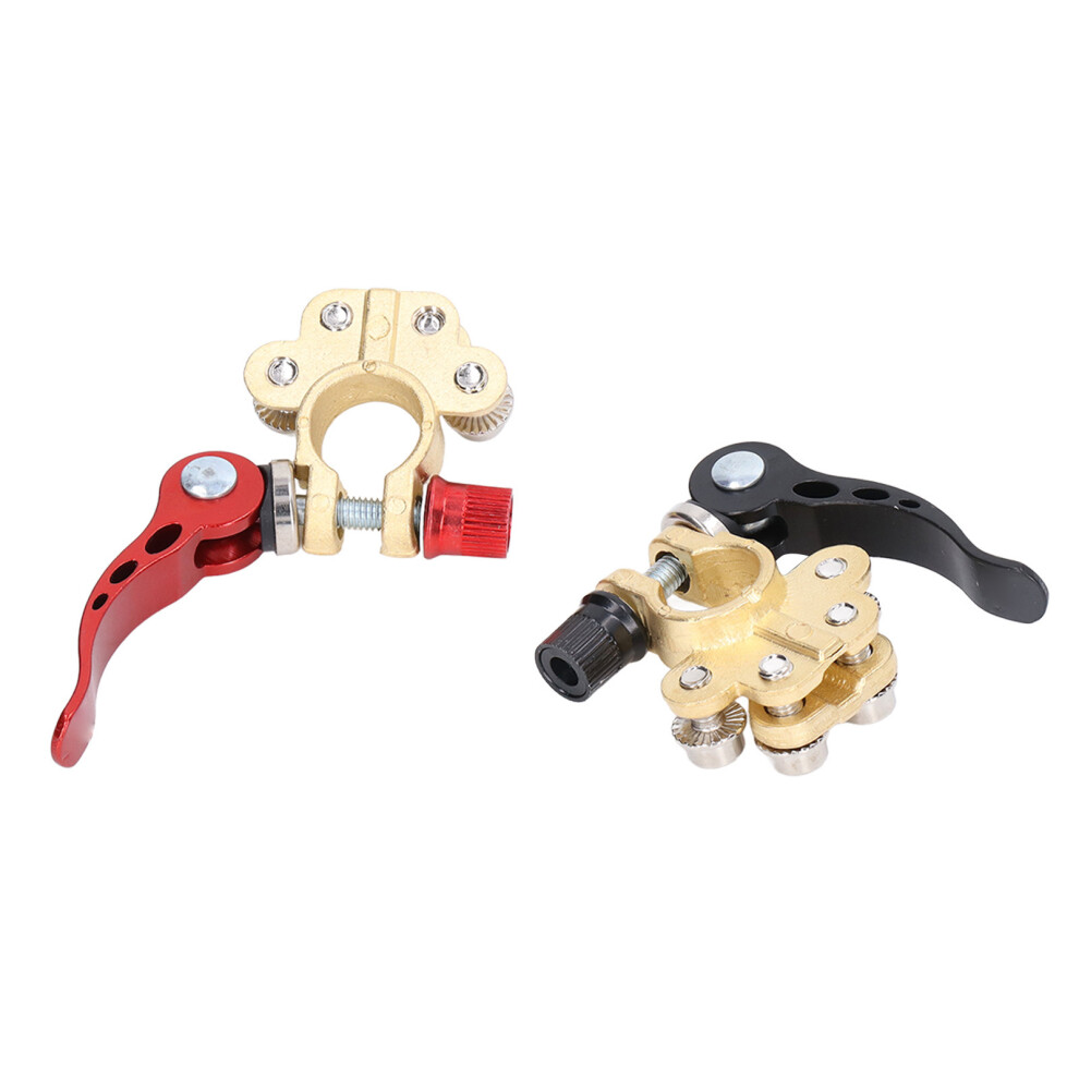 2Pcs Car Battery Terminal Connectors 4 Way Sae/Jis Type A Positive & Negative 8431357396584