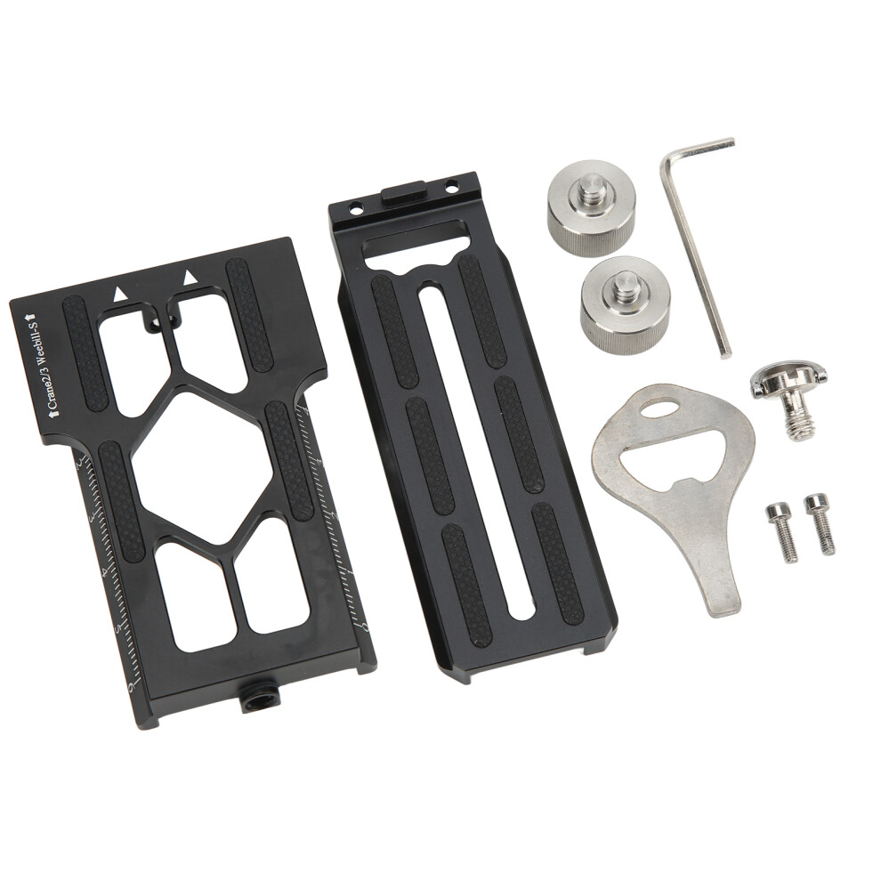 Camera L Bracket Aluminum Alloy For Zhiyun Weebill S & Crane 2/3 Stabilizer 3691357396488