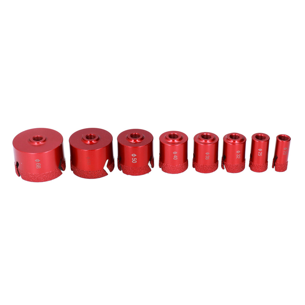 Durable M14 Diamond Drill Bit Hole Saw Set For Tile Glass Marble 7891357396594
