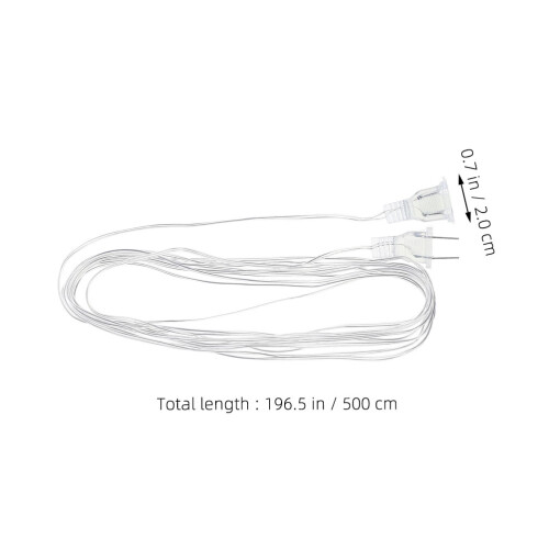 4 Unidades Extensão 5 M Transparente Para LED Internas 1