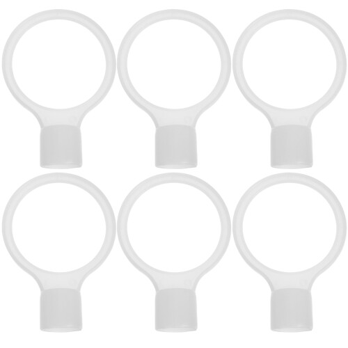 6 Unidades Conectores Plástico Flexível Para Cone Tráfego Anéis
