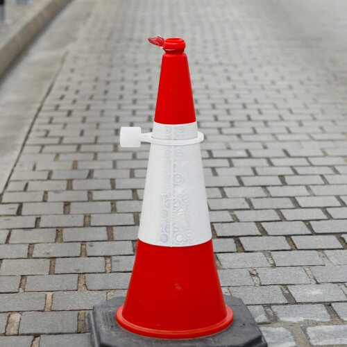 6 Unidades Conectores Plástico Flexível Para Cone Tráfego Anéis 2