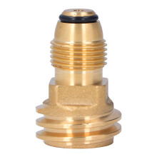 Propantank Adapter-Schlauch, Messing Schnellanschluss, Soft Nose POL auf QCC 1