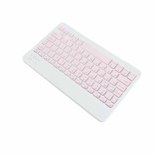 10 Inch Ultra Thin Pink Bluetooth Keyboard &amp; DPI Mouse Set USB Charged