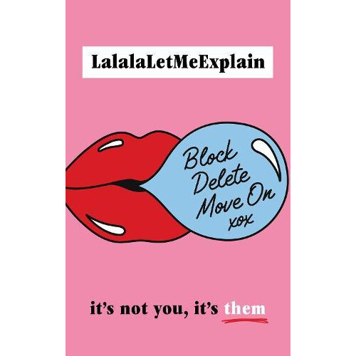 Block Delete Move On by LalalaLetMeExplain Hardcover Book