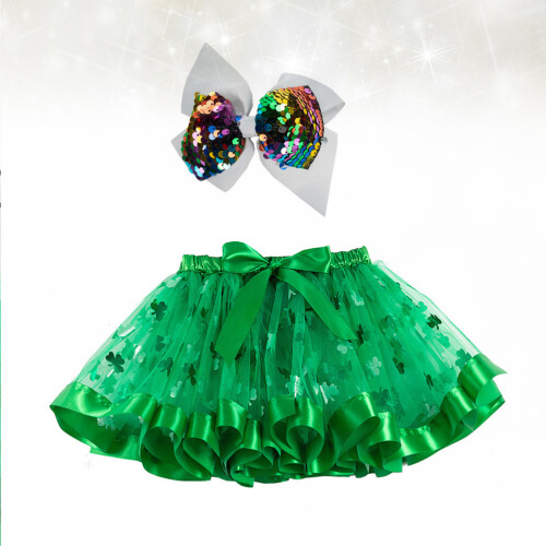 Tutu Estampada com e de Lantejoulas para S 1