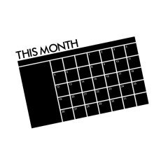 Quadro Apagável Multi-Função Para Calendário Casa