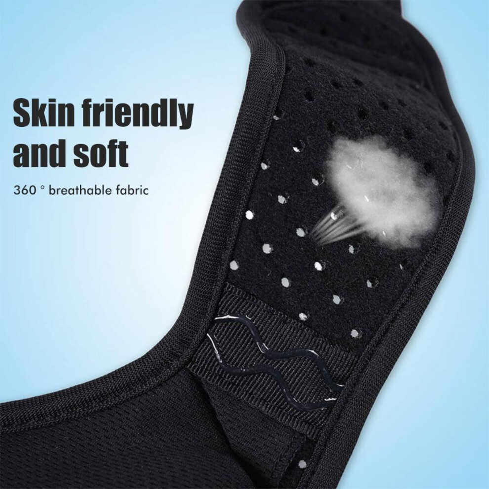 Groin Hernia Support Belt Men Women Adjustable Waist Strap with Removable Pads