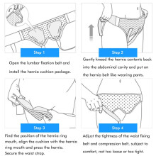 Double Sports Hernia Belt for Men & Women, Adjustable Foam Support, Sizes M-L-XL