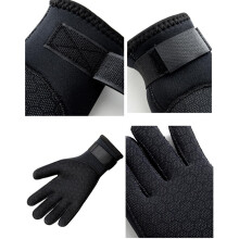 3 mm Neopren-Tauchhandschuhe Unisex L/XL Schwarz Rutschfest Thermo-Tauchhandschuhe