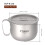 500ml Titanium Camping-Kaffeetasse mit Deckel & Griff – Leichtes Silber 13