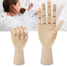 Wooden Hand Model for Sketching, Character Style, 24cm Chinese Cherry Wood