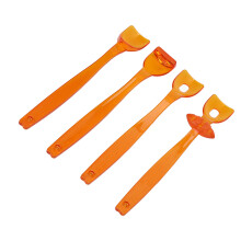 4pcs Speech Therapy Tool: Orange Tongue Muscle Exerciser for Dysarthria