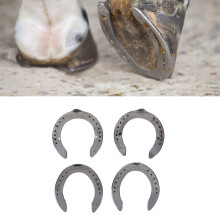 4pcs Aluminum Alloy Horse Shoes Lightweight Durable for Racecourse Farm