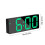 Contemporary Tabletop Mirror LED Digital Alarm Clock with-02 5